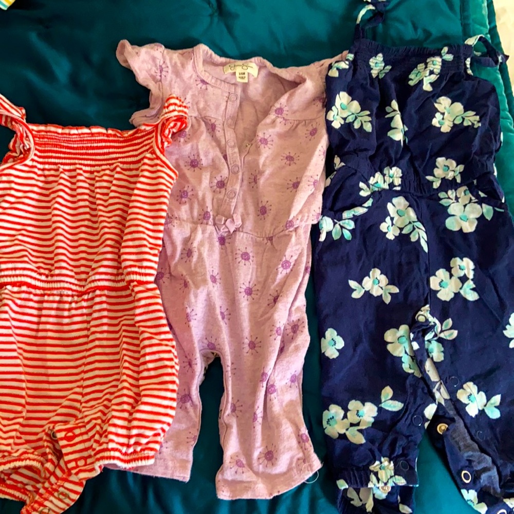 Adorable baby romper bundle
